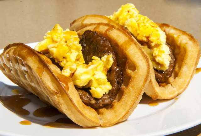 waffle taco