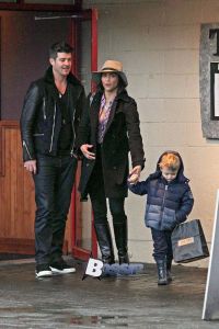 *EXCLUSIVE* **NO WEB** Robin Thicke and Paula Patton reunited - Part 2**NO Canada, Germany, Austria**