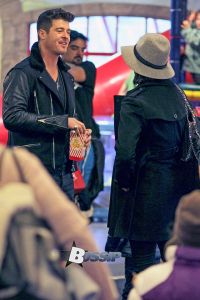 *EXCLUSIVE* **NO WEB** Robin Thicke and Paula Patton reunited - Part 2**NO Canada, Germany, Austria**