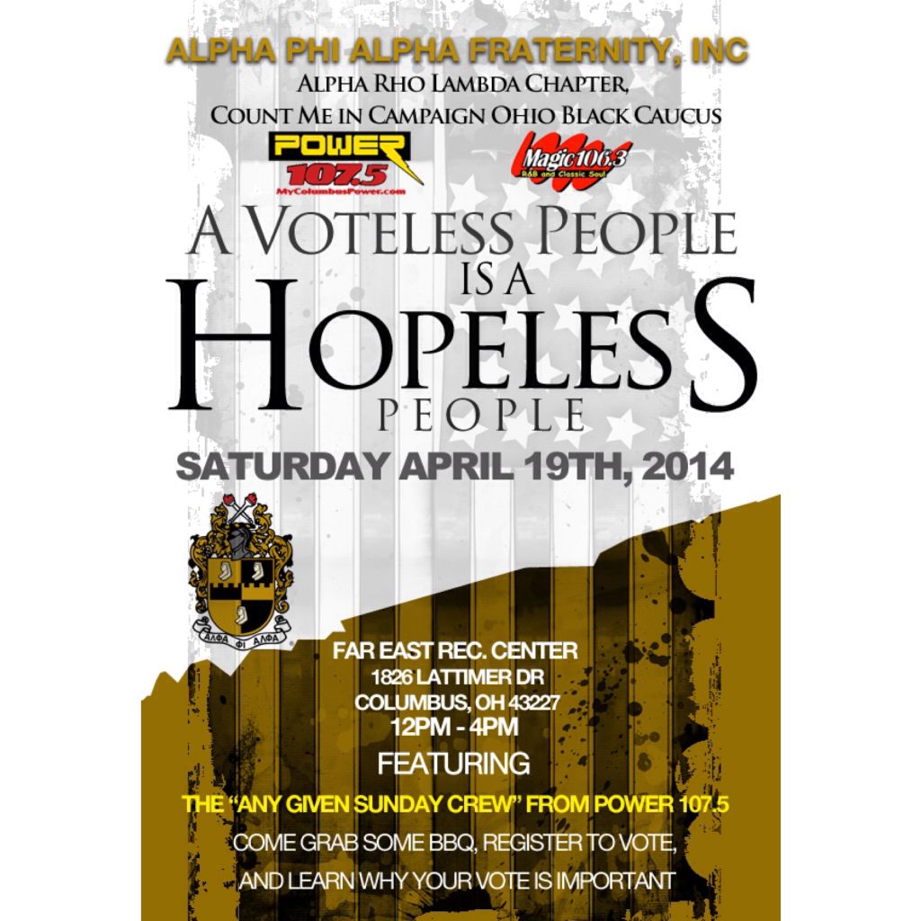 Voteless People Flier
