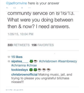 chris brown ungrateful