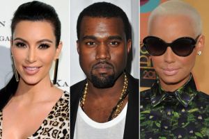 Kim Kardashian Kanye West Amber Rose