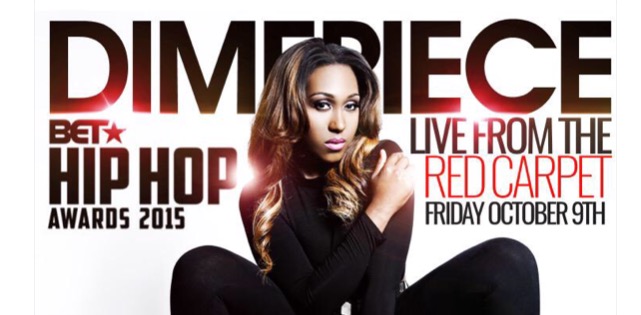 DJ Dimepiece 2015 BET Hip Hop Awards