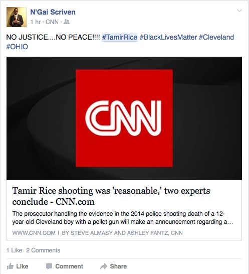 Tamir Rice Reactions