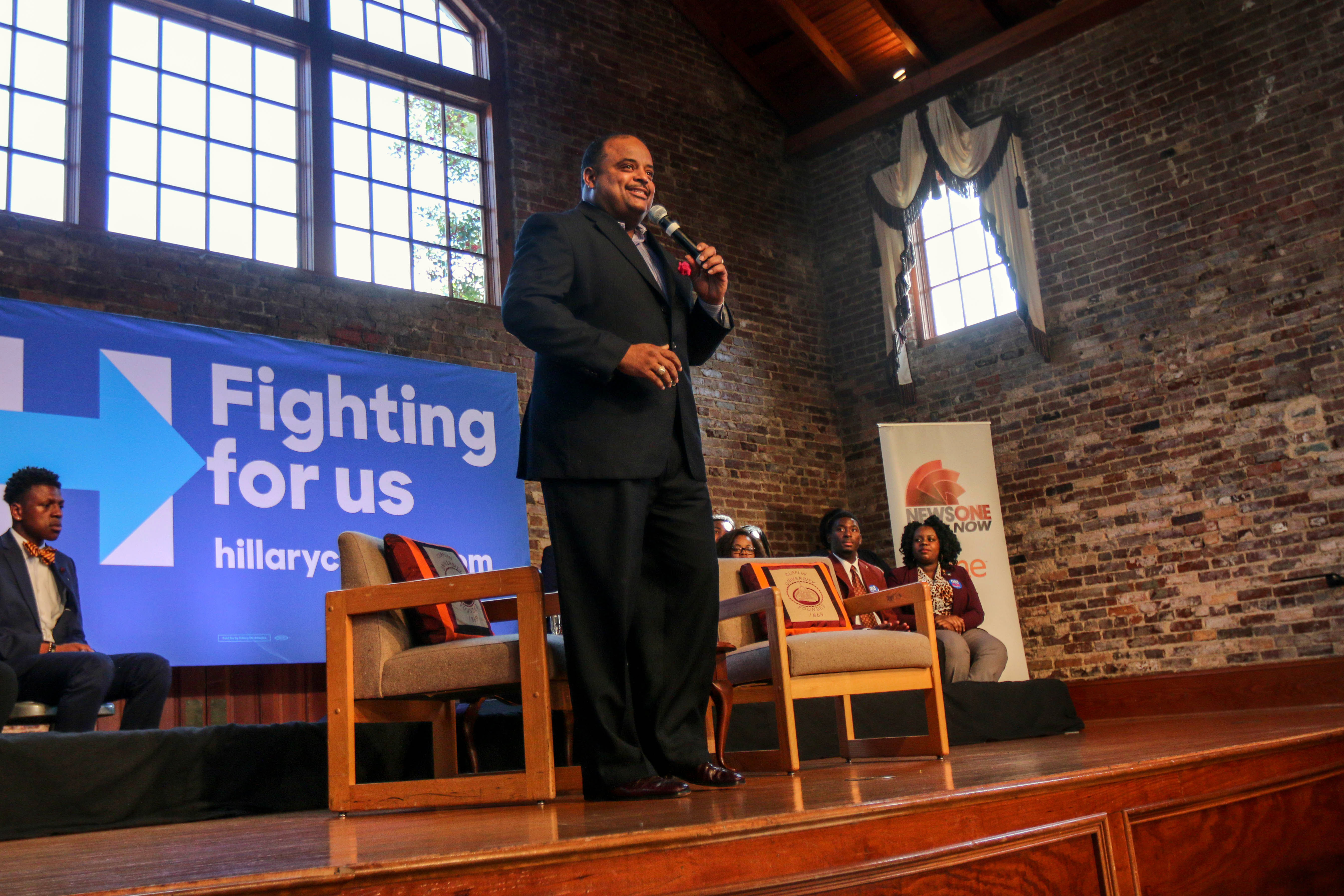 Hillary Clinton Town Hall Moderated By Roland Martin