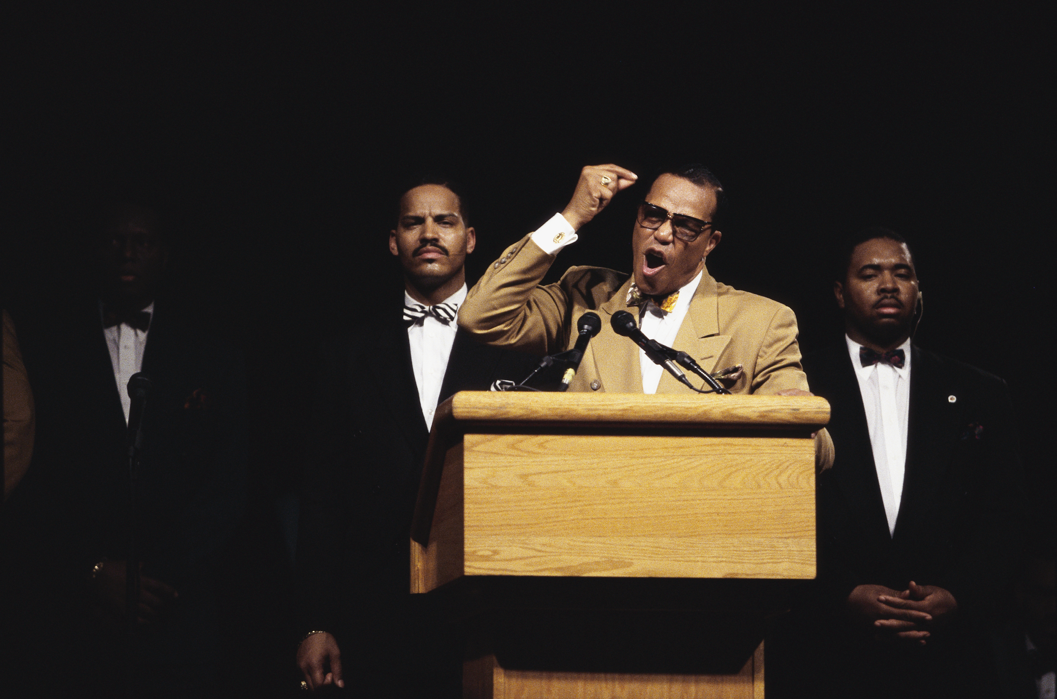 Louis Farrakhan Speaking at Rally