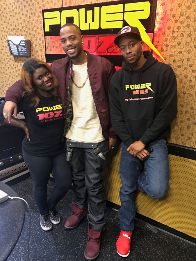 B.O.B. Visits Power 107.5