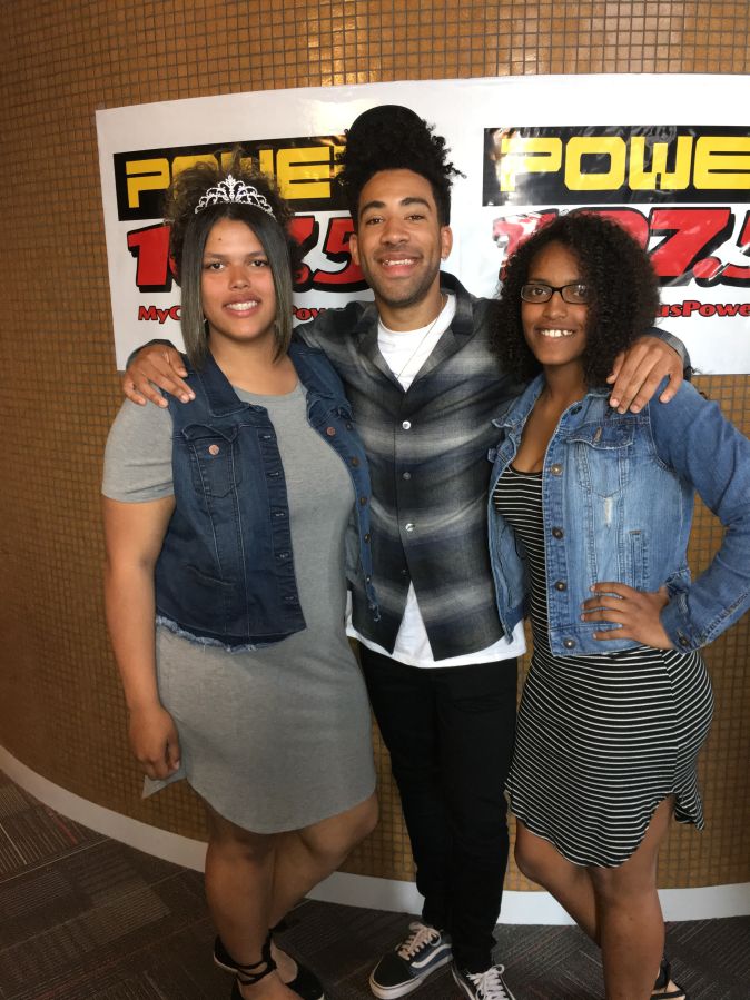 KYLE Visits Power 107.5