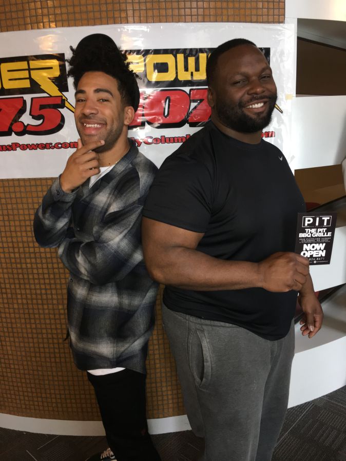 KYLE Visits Power 107.5