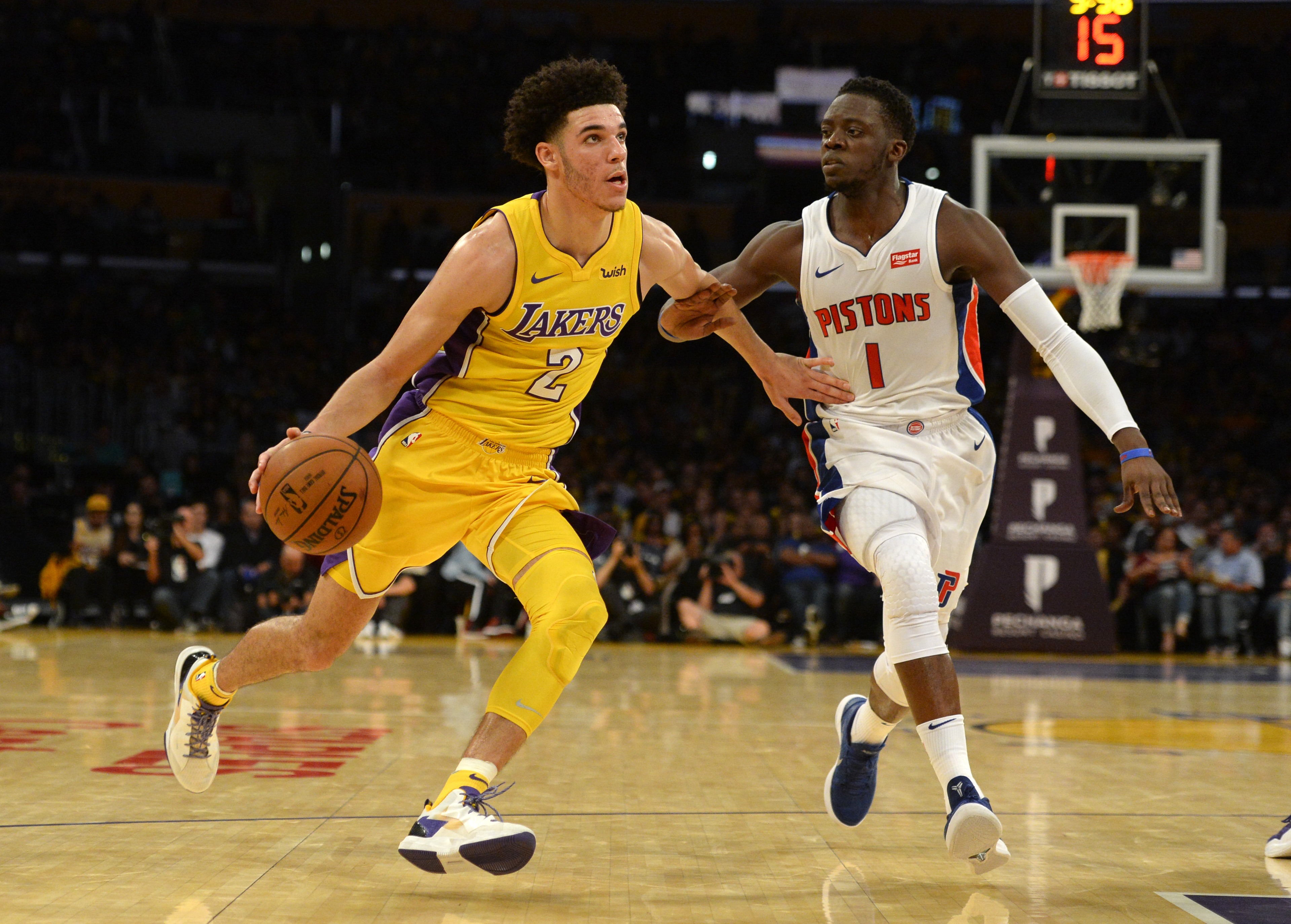 Detroit Pistons v Los Angeles Lakers