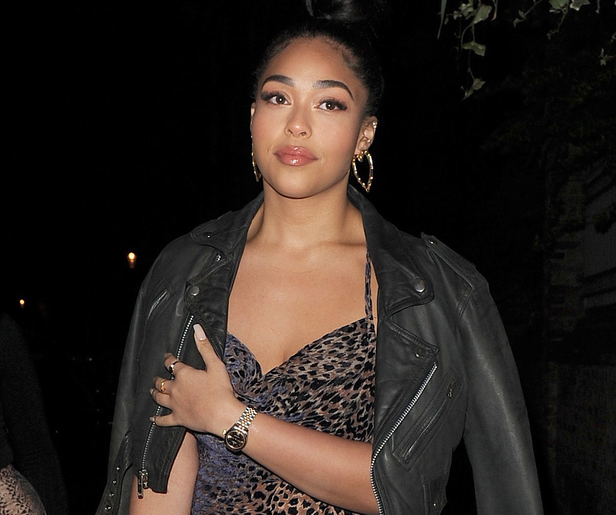 Jordyn Woods celebrates her mother's birthday at Scalini restaurant