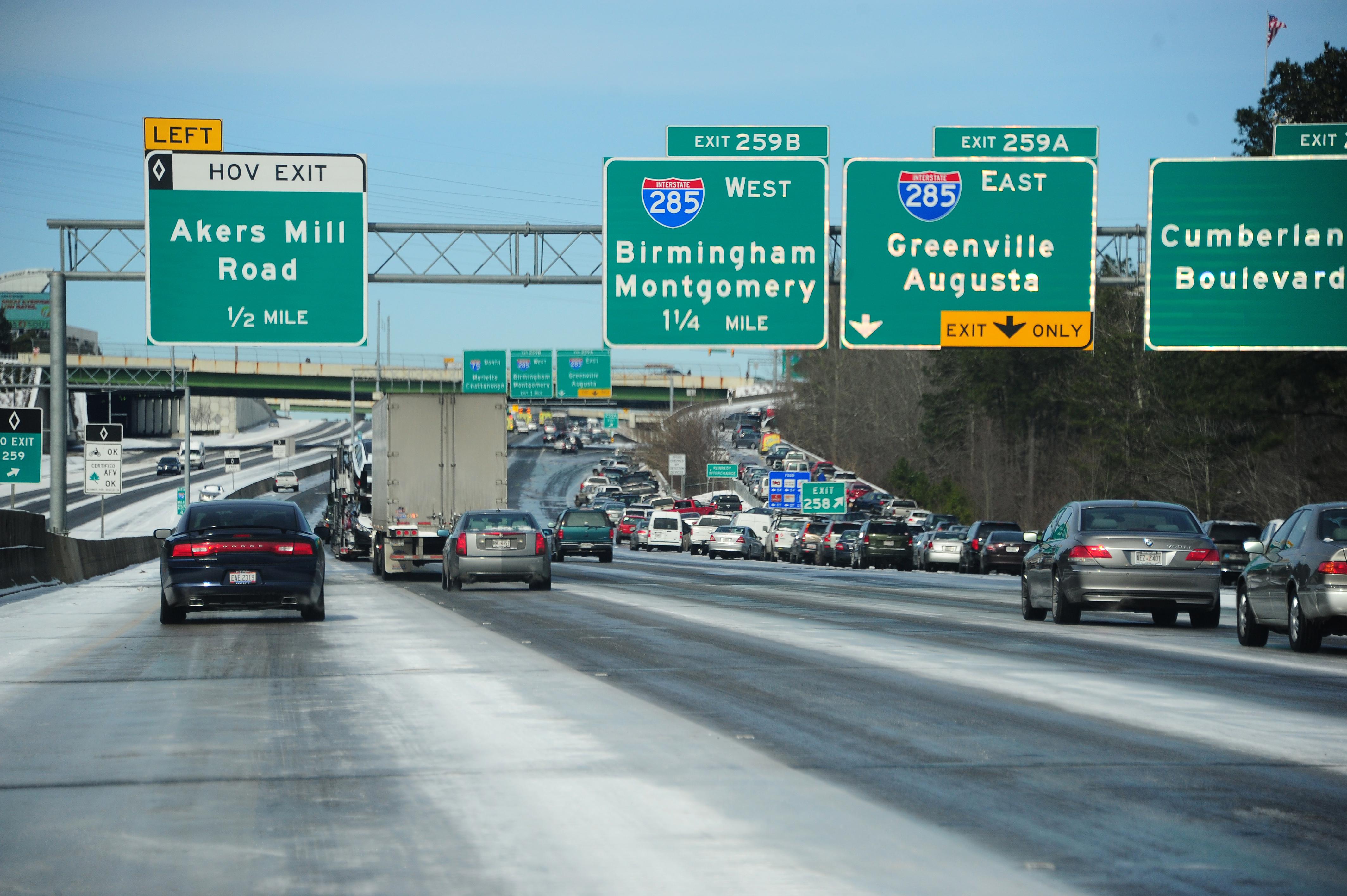 Rare Winter Storm In South Brings Ice And Snow To Region Unaccustomed To The Elements