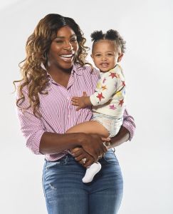 Serena Williams partners with Pampers