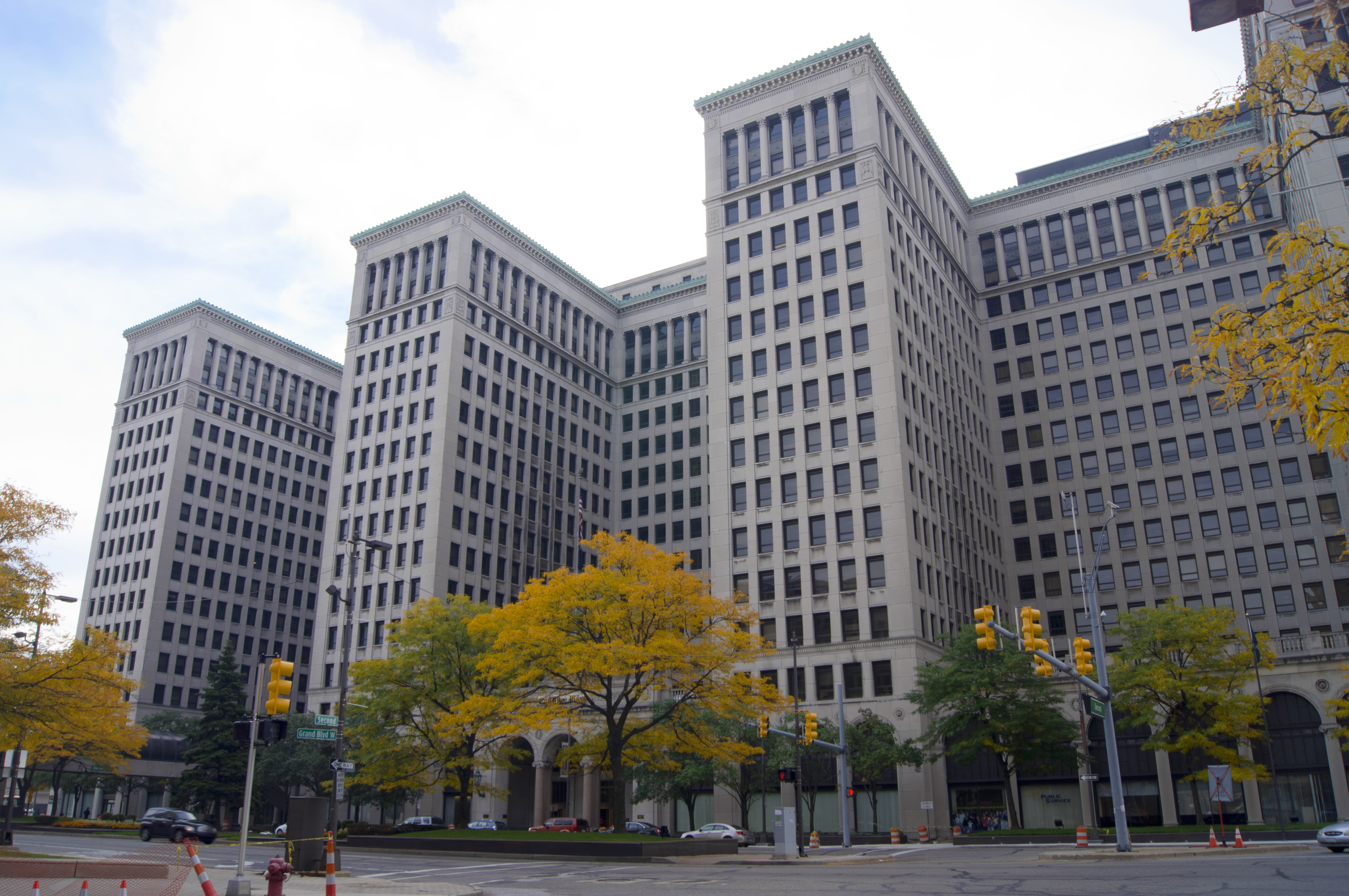 Cadillac Place, Detroit.