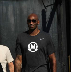 Kobe Bryant arrives for an appearance on Jimmy Kimmel Live!