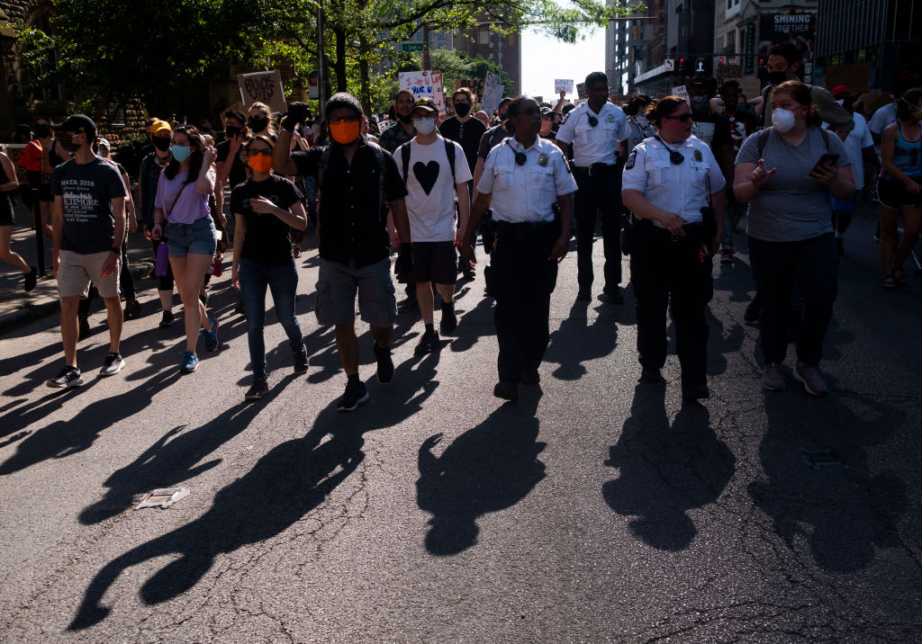Protests Continue In Columbus, Ohio As Cities Across The Country Turn Violent