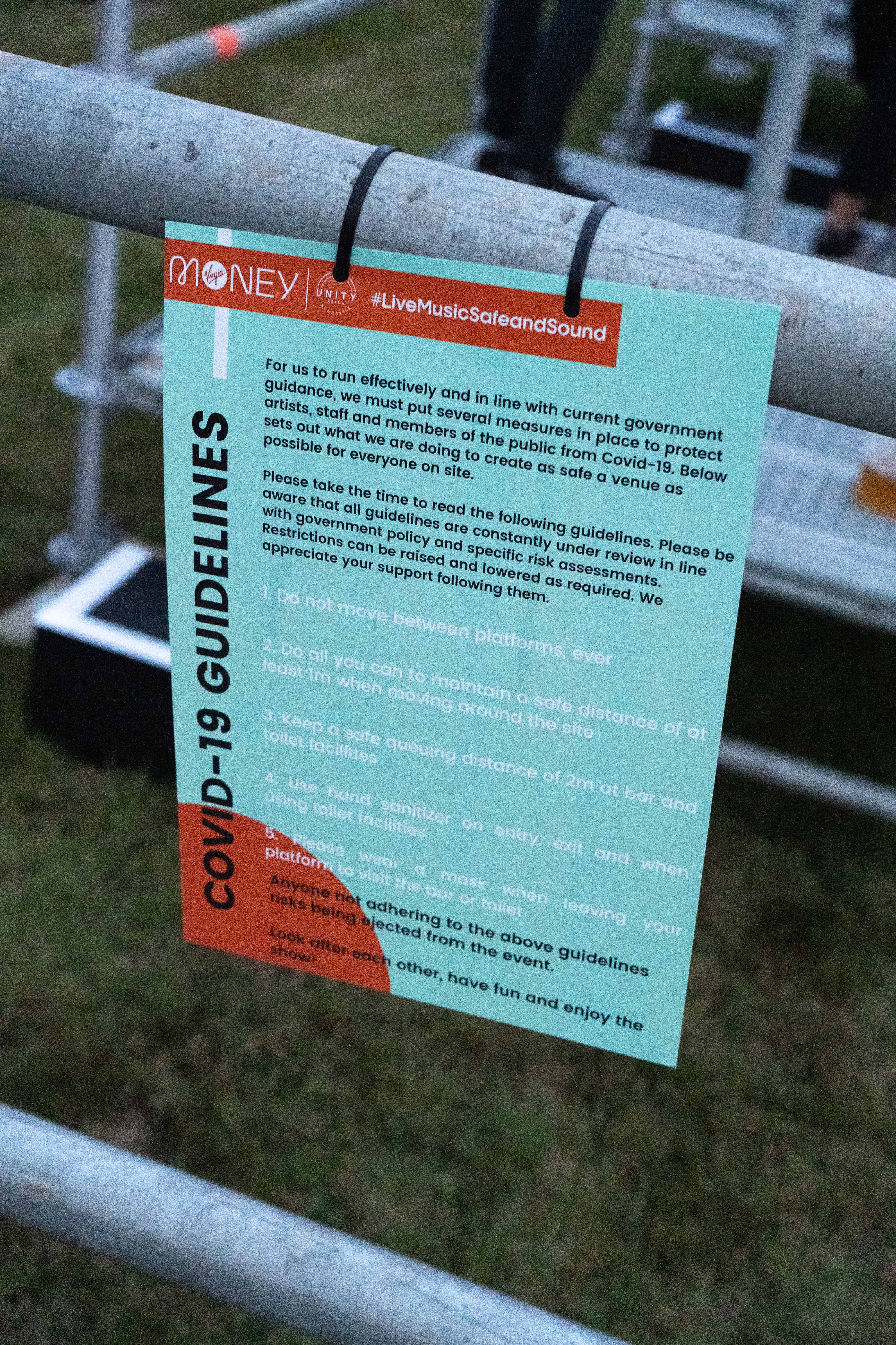 Sam Fender plays the first large scale Socially Distanced gig at - Virgin Money Unity Arena, Newcastle upon Tyne, U.K. - 11 August 2020