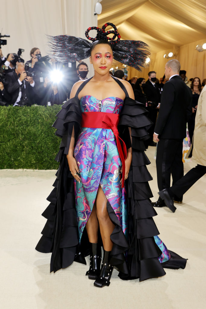 Naomia Osaka wearing Louis Vuitton