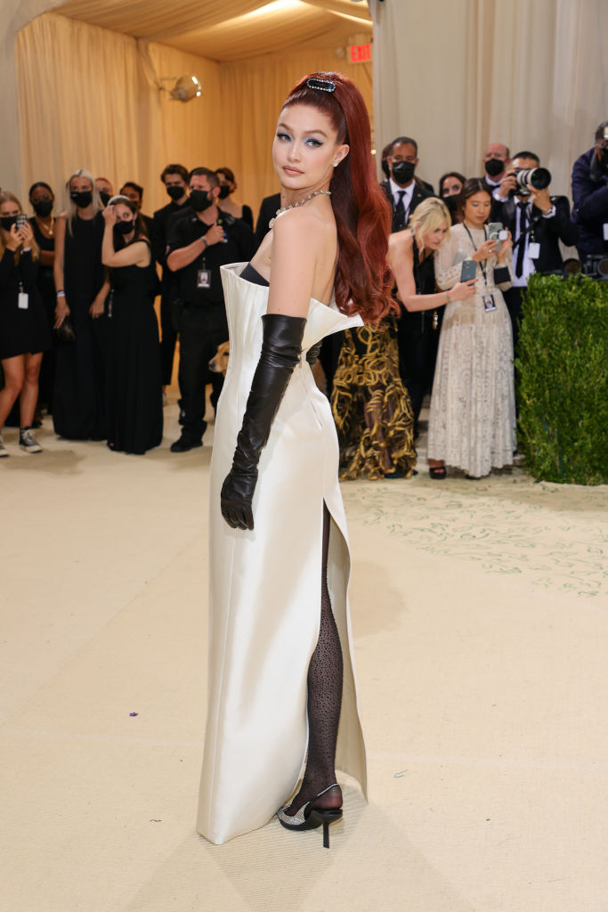 Gigi Hadid wearing Prada